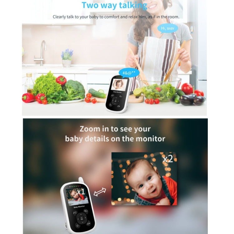 UU24 2.4 Inch Wireless Baby Monitor Camera Temperature Monitor 2 Way Audio VOX Lullaby, UU24 US Plug, UU24 EU Plug, UU24 UK Plug UU24 2.4 Inch Wireless Baby Monitor Camera Temperature Monitor 2 Way Audio VOX Lullaby, UU24 US Plug, UU24 EU Plug, UU24 UK Plug
